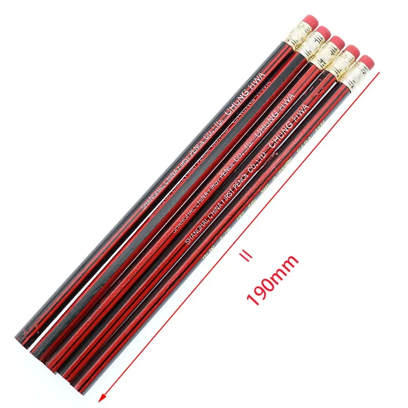 1/10pcs Hb Standard Pencil Classical Wood Lead-Free Quality Child Student Learning Stationery School Office Supplies Pencil - Image 6