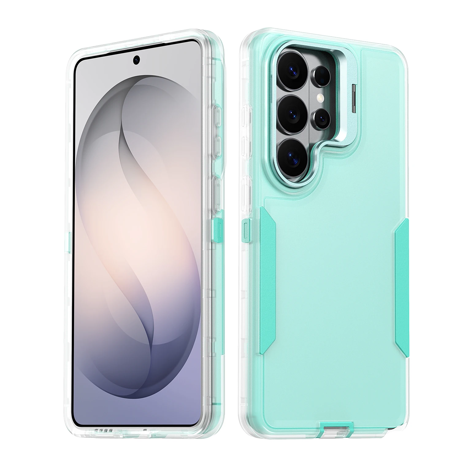 Shockproof Armor Defender Phone Case with Camera Holder and Heavy-Duty Protection
