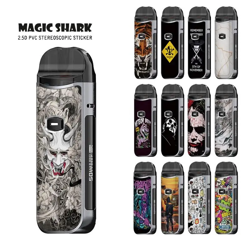 Fashion 3M Matte Tiger Zombie Ultra Thin Film Skin Cover Per Smok Nord 50W Sticker Case Cover Per Nord 50W