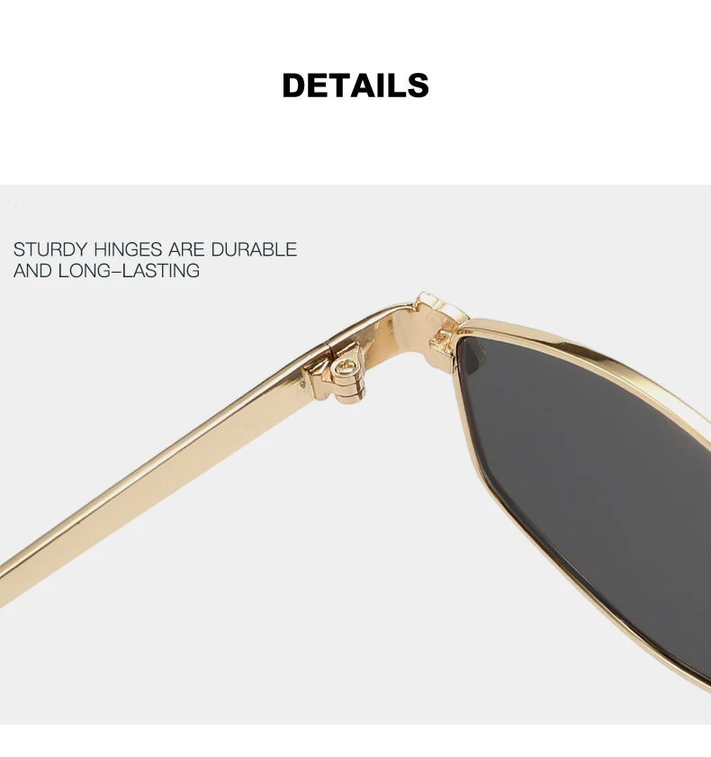 1/3 stücke Frauen Polygon Metall Sonnenbrille Kleine Rahmen Gravierte Blume Detail Luxus Sonnenbrille Vintage Designer Shades UV400 – Detail 6
