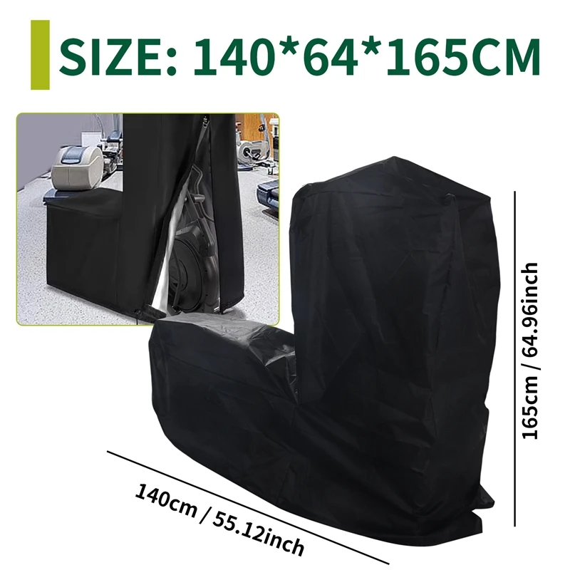 420D Oxford Cloth Dust Cover Fitness Equipment Dust Cover Protective Dustproof And Waterproof 140X64x165cm