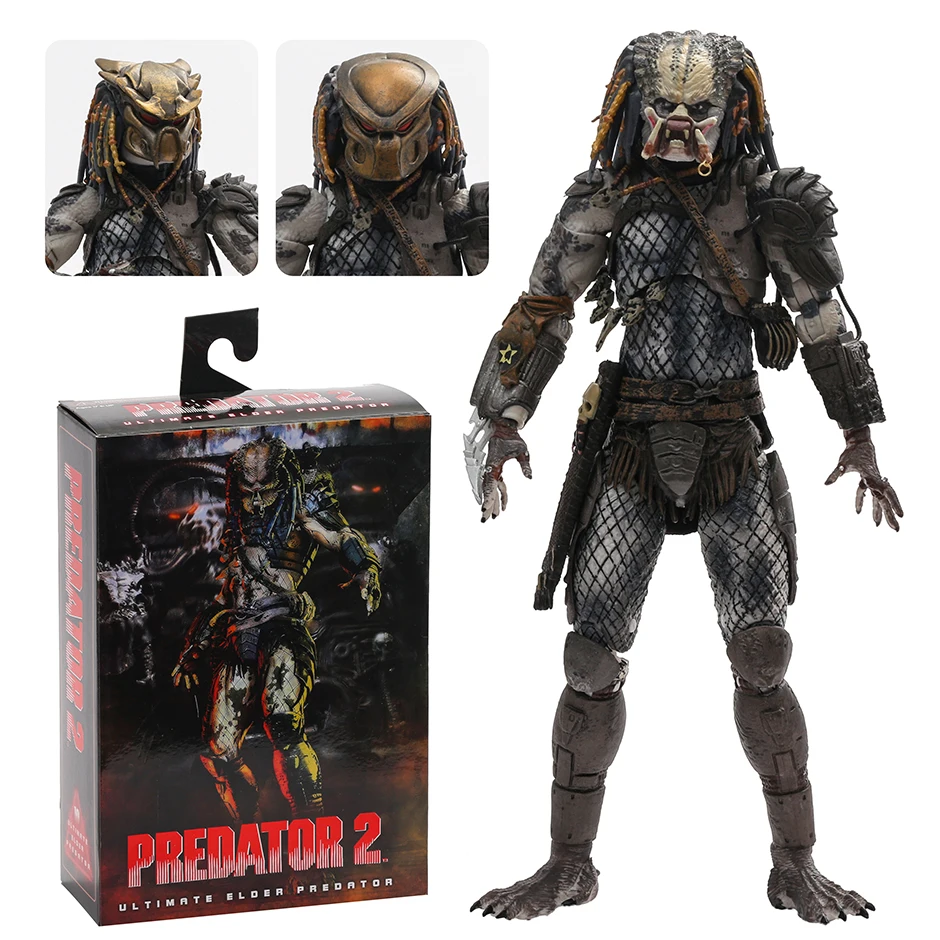 Neca Predator 2 1990 Movie Ultimate Elder Predator 7 "Action Figure