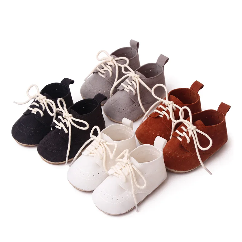 Zapatos para bebé recién nacido, mocasines clásicos de cuero y