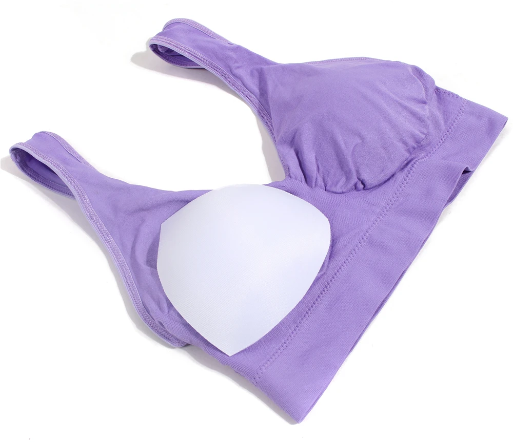3pack sexy bra With Pads Seamless push up XXXL underwear wireless Bra  black/white/beige - AliExpress