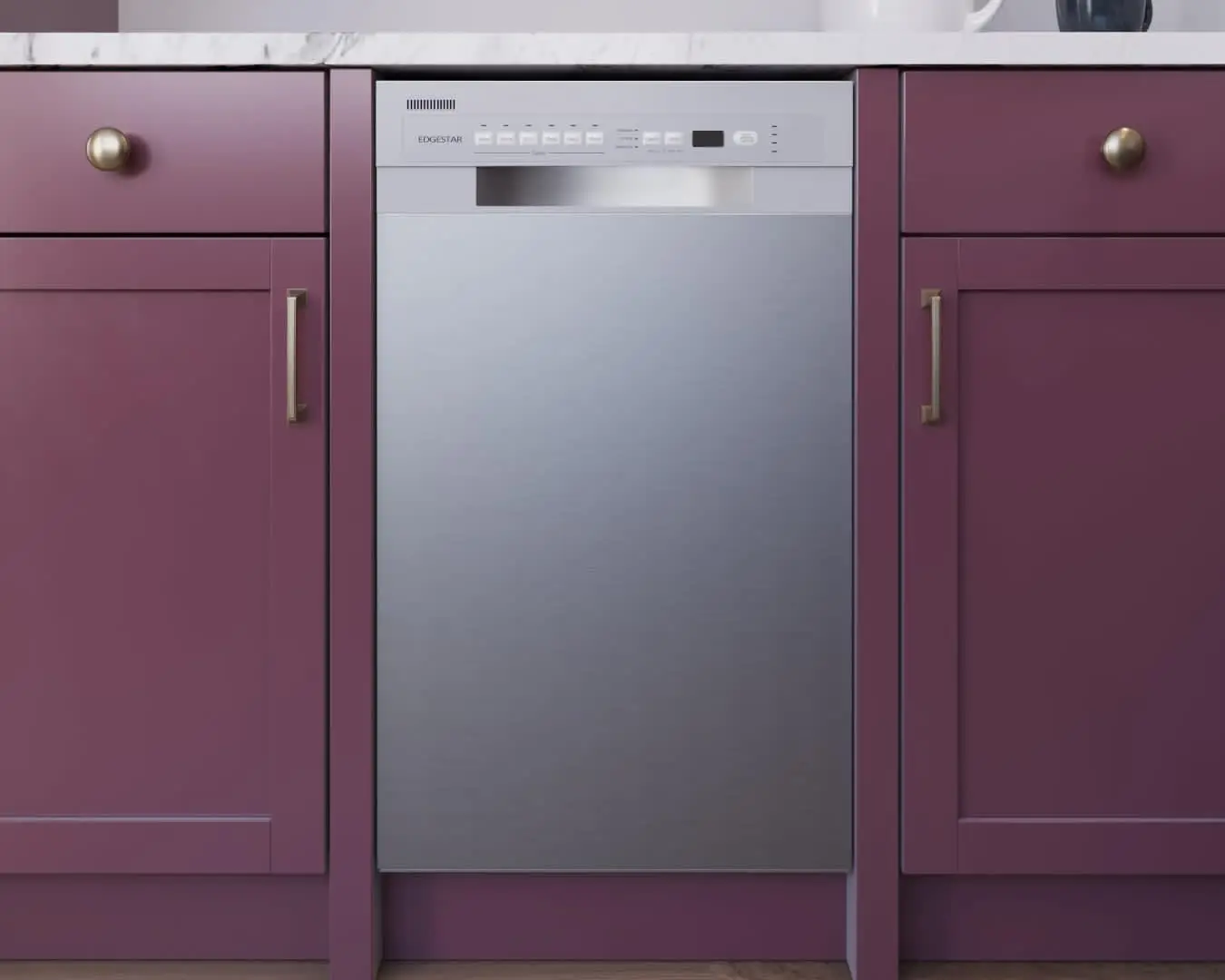 BIDW1802WH 18 Inch Wide 8 Place Setting Built-In Dishwasher Quiet Operation To Minimize Interference