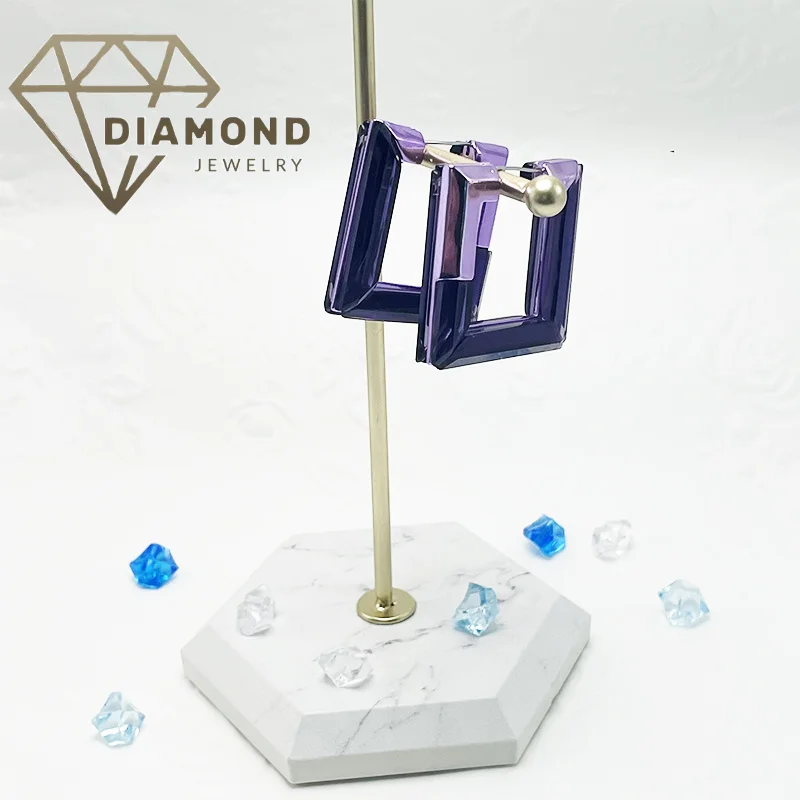 

Оригинальные квадратные украшения из циркония серии Lucent, модель 2024 года, лидер продаж, трендовые высококачественные украшения для ювелирных изделий, рождественский подарок, бесплатная доставка