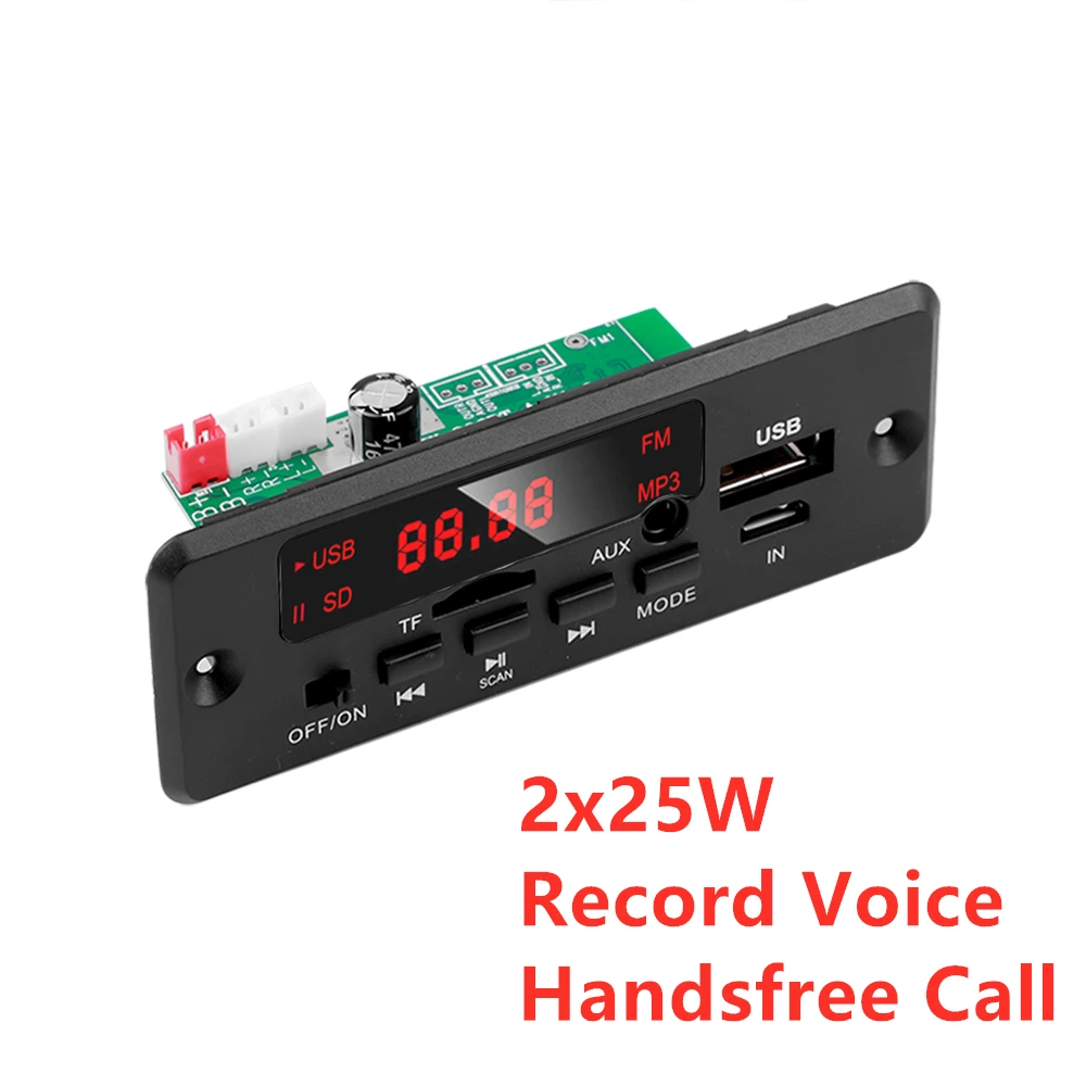 Hands Free Mp3 Player Decoder Board 6 12v Bluetooth 5 0 2x25w Amplifier Car Fm Radio Module Support Fm Tf Usb Aux Recorders Mp3 Players Aliexpress Hands Free Mp3 Player Decoder Board 6 12v Bluetooth 5 0 2x25w Amplifier Car Fm Radio Module Support Fm Tf Usb Aux Recorders Mp3 Players Aliexpress