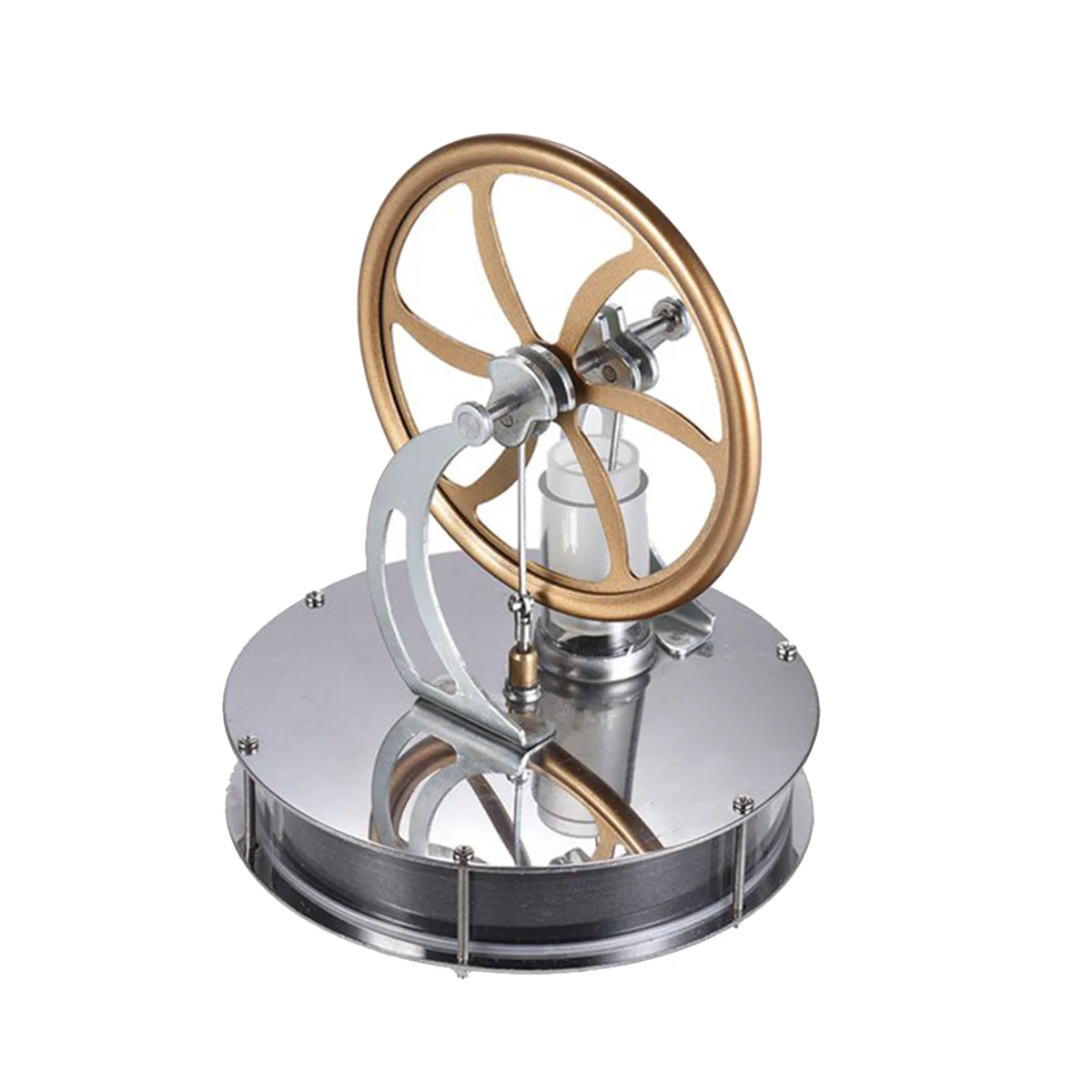 Temperatura Stirling Engine Motor Model Heat Steam Learning Education Tool Per Capire Il Principio Di Funzionamento