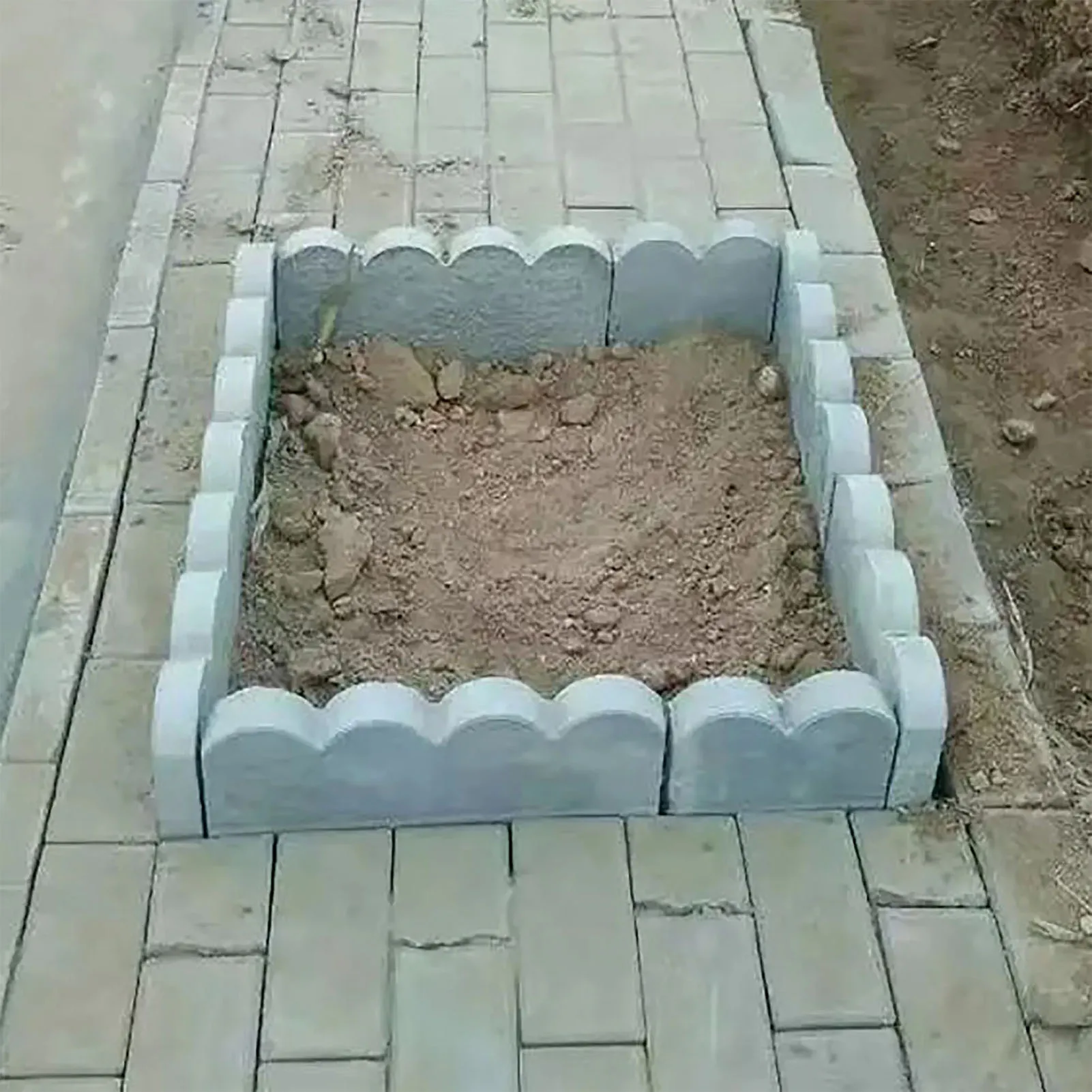 Garden Concrete Brick Mould Creative Concrete Brick DIY Mould for Fish Pond Backyard Patio