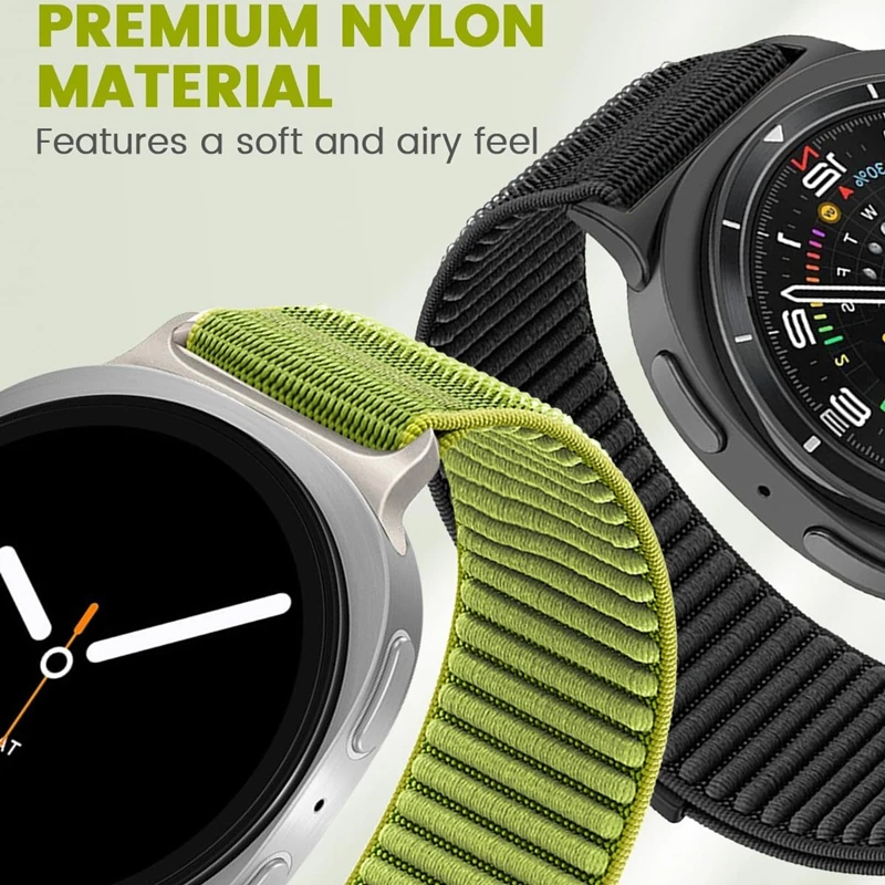Adjustable Nylon Replacement Strap for Smartwatch - Classic 44mm/40mm Band Accessory