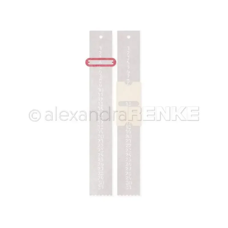 Mmao Craft Metall-Stanzformen, Schneidformen, Kalender-Streifenrahmen, Scrapbook-Papier, Bastelmesser, Schablonen, Stanzschablonen