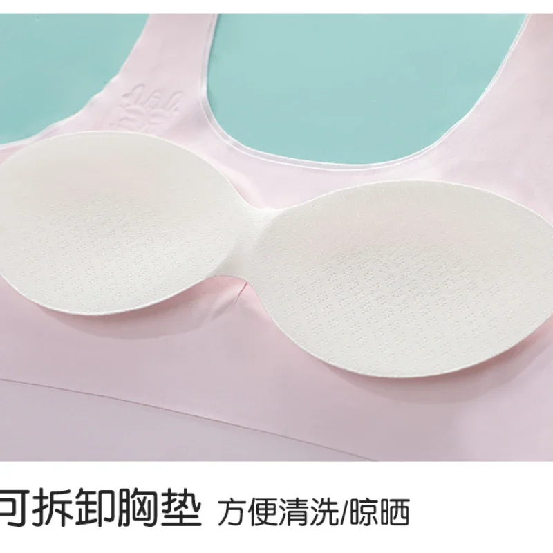 Girls Underwear Big Children Breathable Sport Training Bras Cartoon Printed Crop Tube Tops Clothing Puberty Teenagers Bra