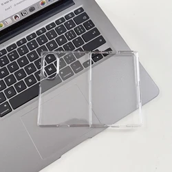 Ultra Thin High - Definition Transparent Folding Phone Case with Shockproof Matte Back Cover for Galaxy Z Fold4 (Clear)