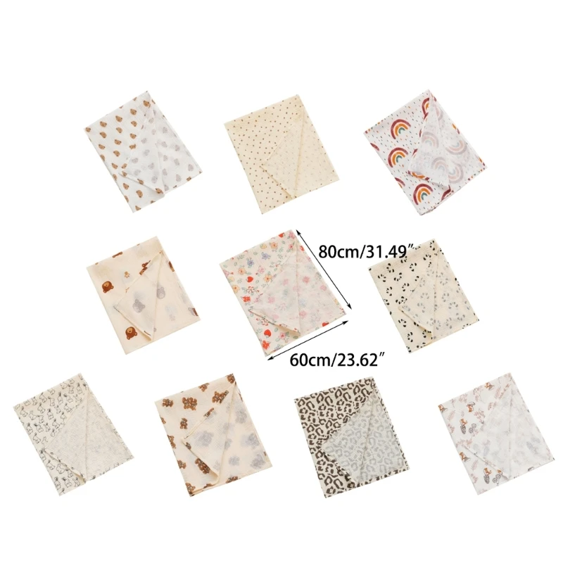 Upgraded Muslin Swaddle Blanket Receiving Blanket Swaddling Wrap for Boys & Girls Baby Essential Birthday Wrap Durable
