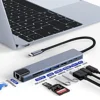 USB C HUB Type C Splitter To HDMI 4K thunderbolt 3 Docking Station Laptop Adapter With PD SD TF RJ45 For Macbook Air M1 iPad Pro 2