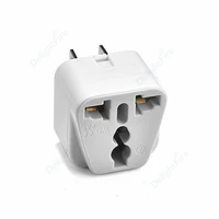 Universal America 2 in 1 EU UK AU To US Travel Adapter Plug Type B Canada Thailand Electric Power Charger 2AC Port Convert