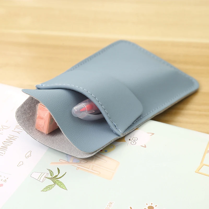 Elegant PU Leather Pen Pouch