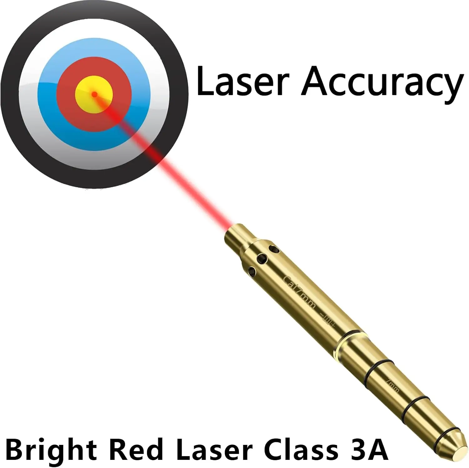 Laser Bore Sight Cal .22LR .177 9mm/.38spl .223Rem .243/6mm 6.5mm 7mm 308Win/30-30/30-06/7.62mm/300ACC Red Laser Boresighter laser bore sight,laser sight,red dot laser sight