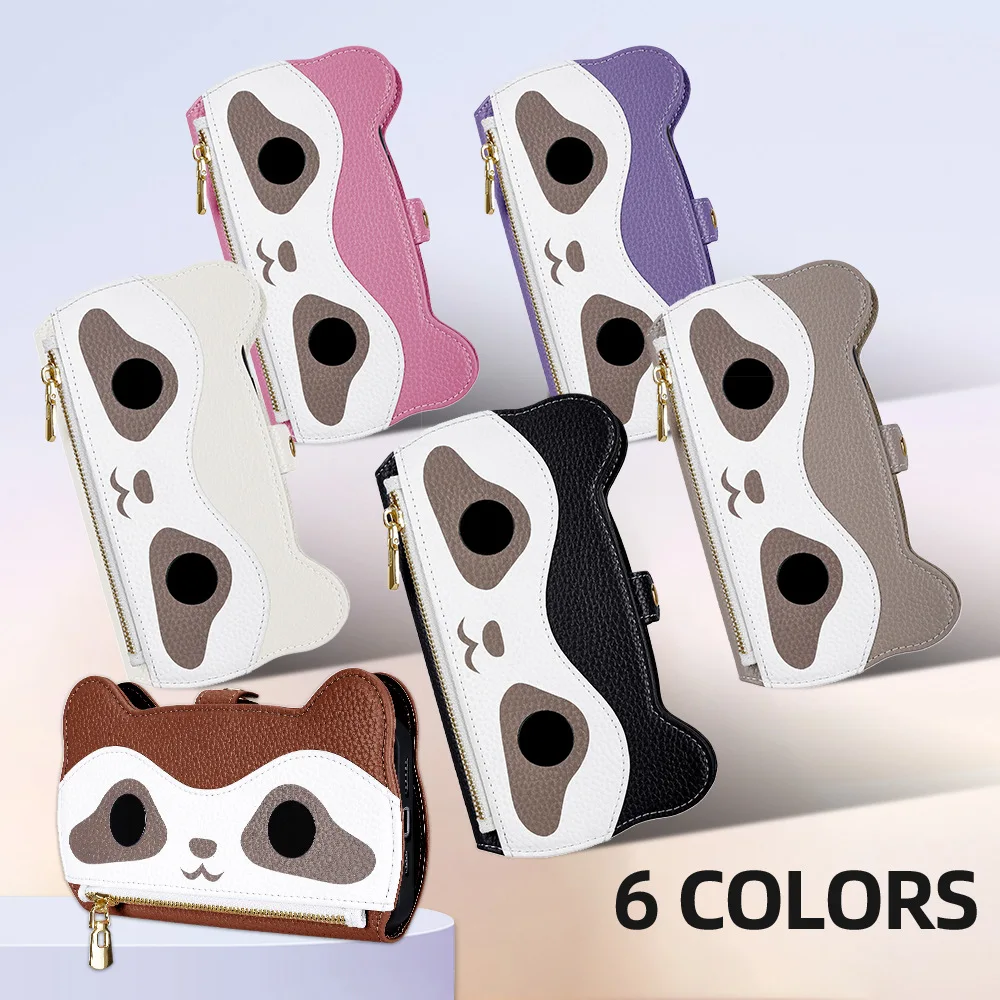 Leather Flip Wallet Phone Case with Card Slots - Universal Fit