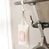 Baby Stroller Heart Wet Wipes Case Extraction Tissue Box Travel Car Portable Handheld Storage Bag Newborn Hanging Bag for Cart 6