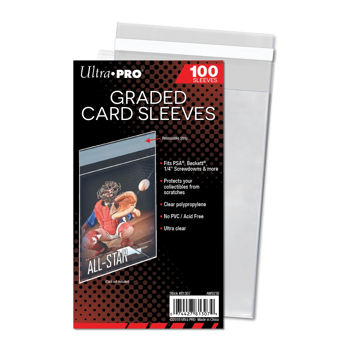 10 X Ultra-pro Graded Card Submission Semi Rigid Holders for PSA