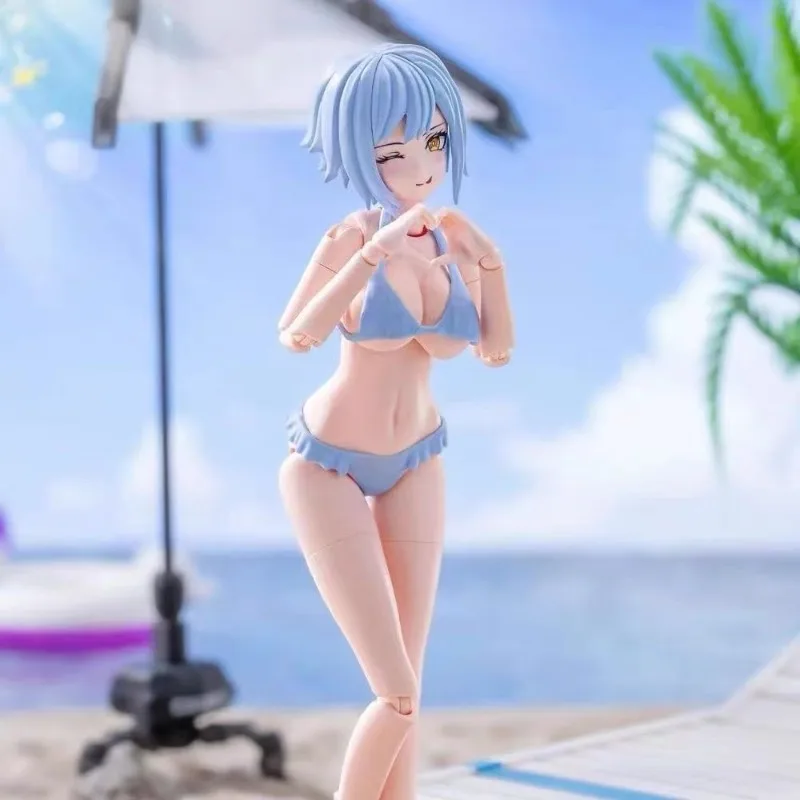 Слитный купальник Nuke Matrix Fox Hunt, летний костюм для мобильного телефона с изображением веньюли хехи из леса, машинная сборка, экшн-фигурка для девушек