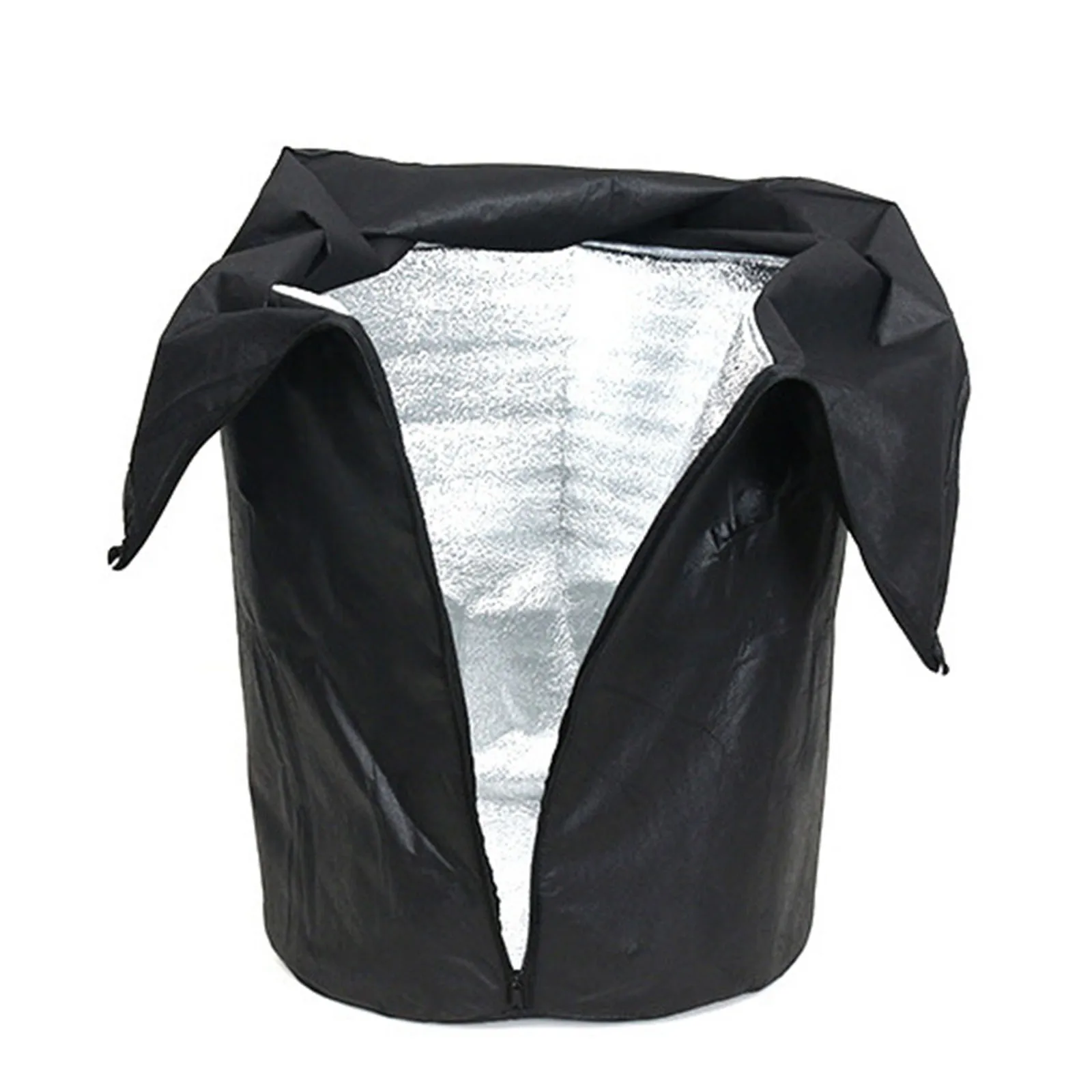 Winter Plant Protection Bag with Drawstring and Zip Breathable Non Woven Fabric Protects Plants from Frost 45 x 50cm