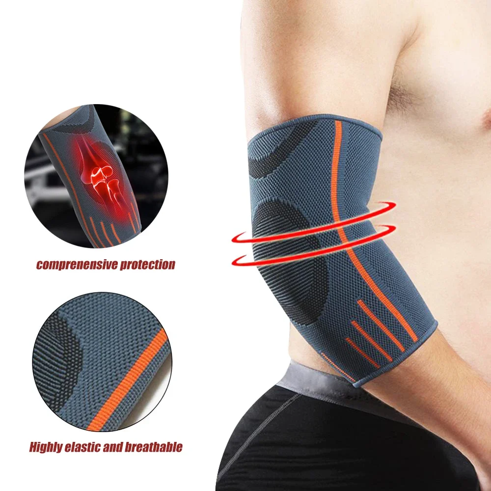 Elbow Support Brace Compression Sleeve for Tennis Elbow Tendonitis Arthritis Weightlifting
