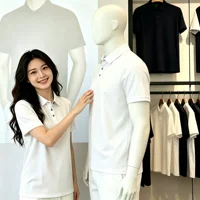 100% coton 2026 marque haut de gamme hommes manches courtes polo shirt Summer Fashion luxe blé brodé haut de golf Casual Business t - shirt 3