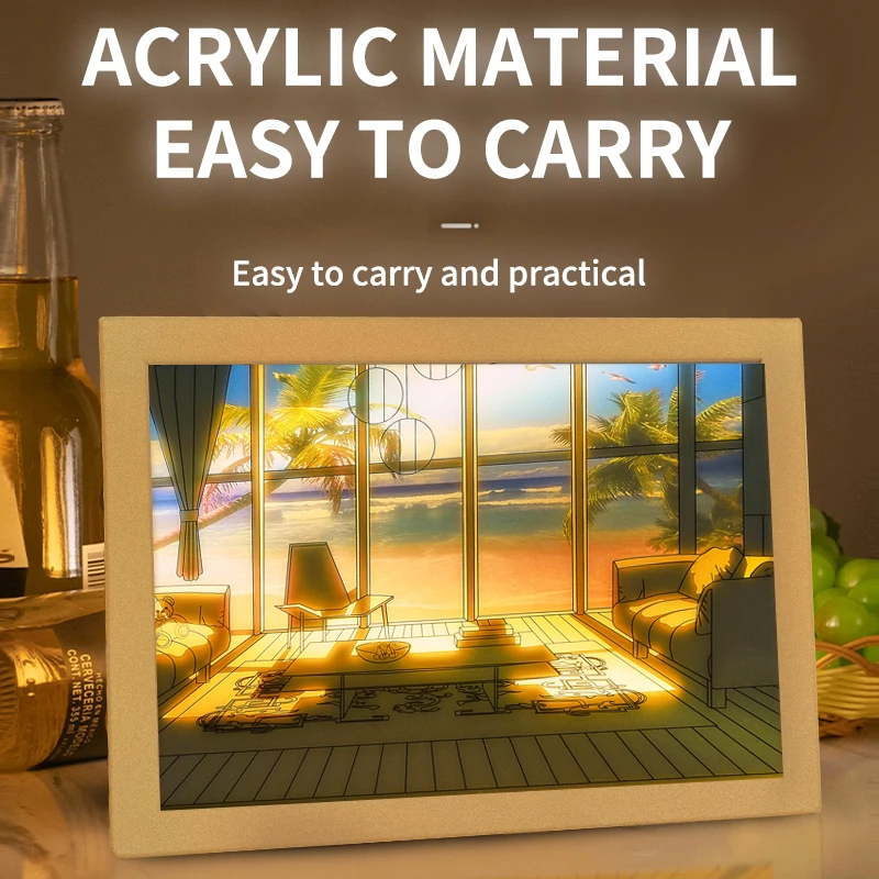 Modern Minimalist Luminous Wall Art 2