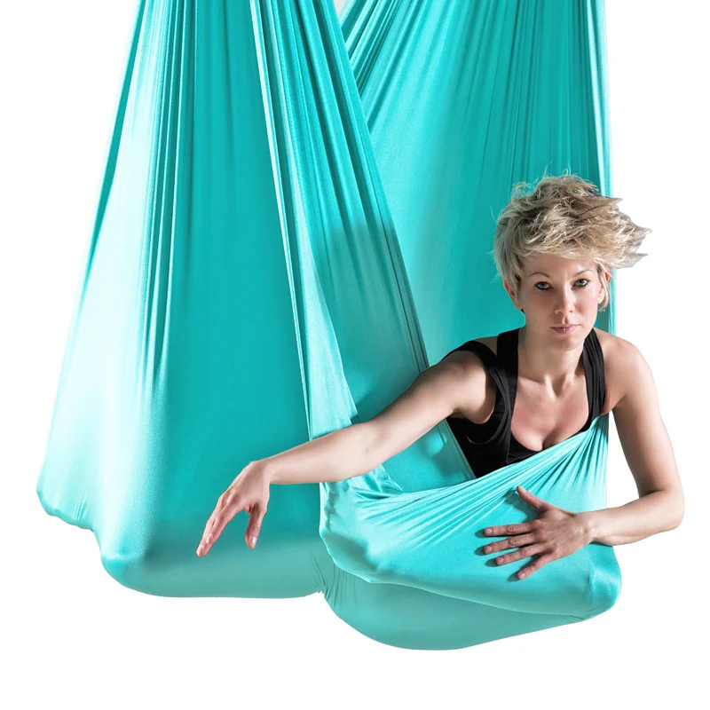 7MAerialYogaHammockYogaSwingPremiumNylonAerialSilkFabricYoga