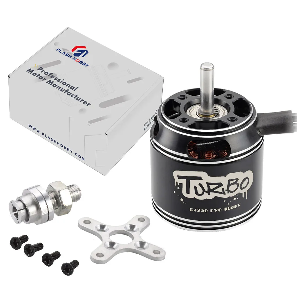 

FLASHHOBBY D4250EVO 3520 600KV 800KV Outrunner Brushless Motor for Aircraft Multicopters RC Plane Helicopter DIY Parts