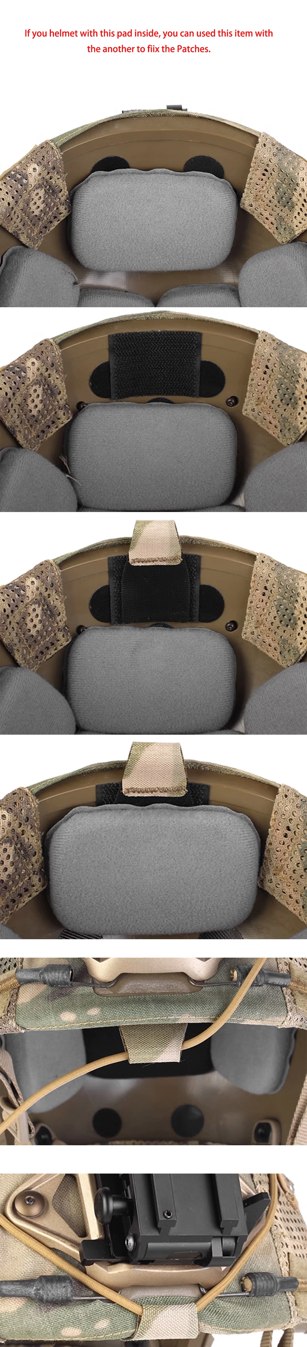 SC Style Universal Helm-Hecktasche, Batterietasche, NVG-Gegengewicht, Batterietasche, taktisches Helmzubehör – Detail 24