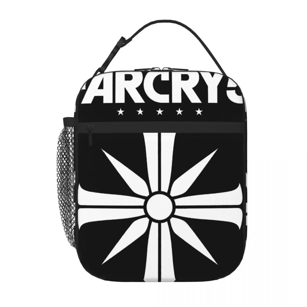 Far Cry 5 Ubisoft Videogioco Logo Lunch Tote Lunchbox Lunch Box Bag Thermal Bag Female