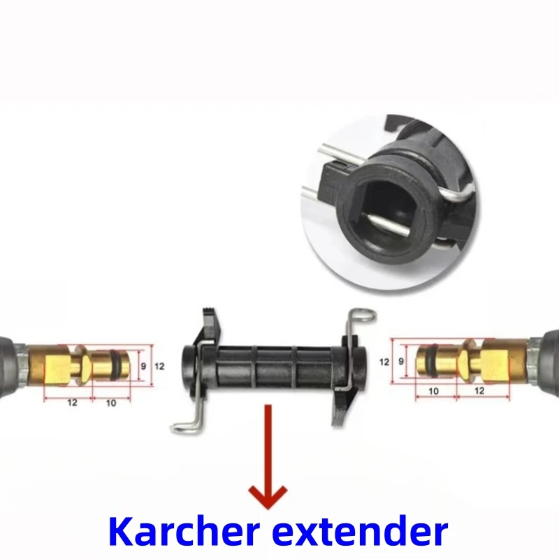 High Pressure Cleaning Machine Hose Water Cleaning Extension Hose Hose Adapter Sink Accessory, For Karcher K2K3K4K5K6K7