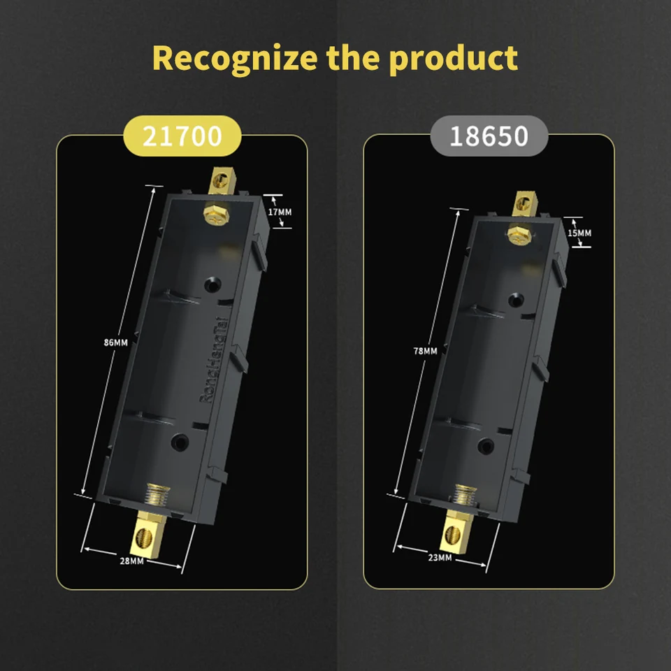 Spleißbarer Batterie Kasten 18650 Batterie Kasten Löt Frei 18650 Batteries Chlitz 18650 Halter Mit Ckel Verbinr Optional Diy 25a