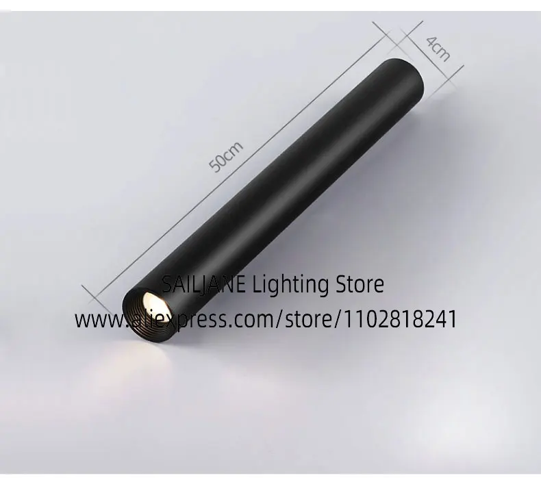 Description Picture 4 of itemSimple LED Chandelier Water Pipe Long Chandelier Living Room Hanging Lamp Long Downlight Compound Villa Staircase Chandelier