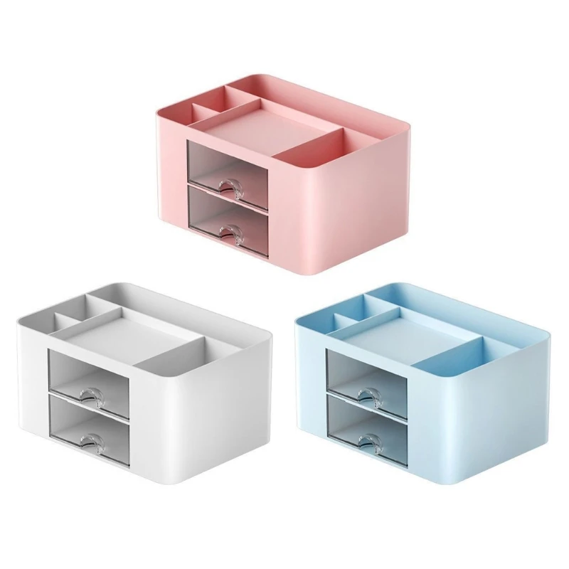 

Multi-Layers Dressing Table Makeup Cosmetics Container Dresser Jewelry Box Desktop Drawer Earrings Storage Dropship