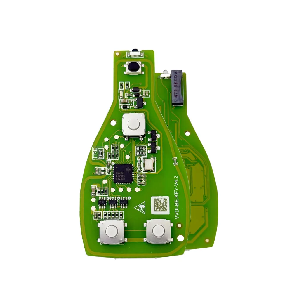 Xhorse VVDI BE 키 프로 3/4 버튼 리모트 자동차 키 (메르세데스 벤츠 V4.2 PCB 리모트 키 칩 개선 버전 315/433MHz 무로고)