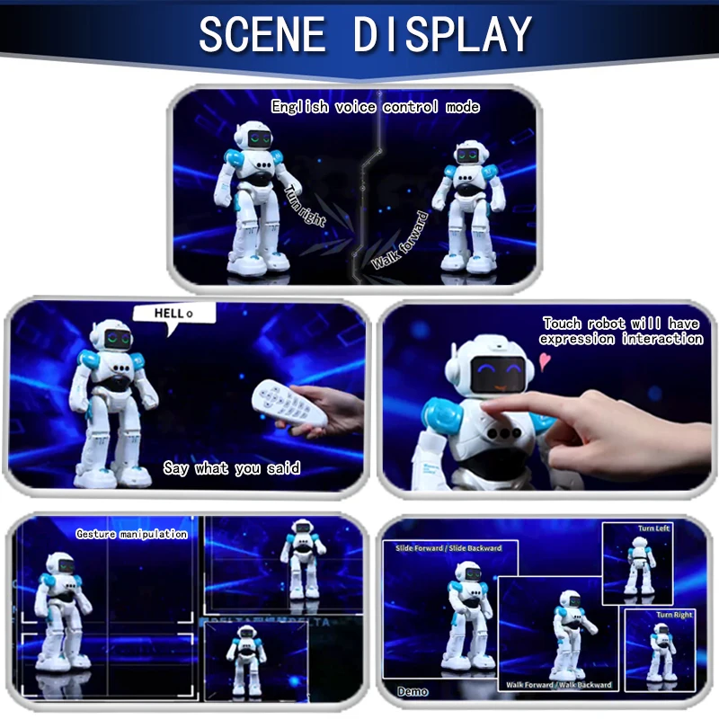 Robot Toy Remote Control Robot Toy Intelligent RC Robot Programming Remote Control Robot Toys Biped Humanoid