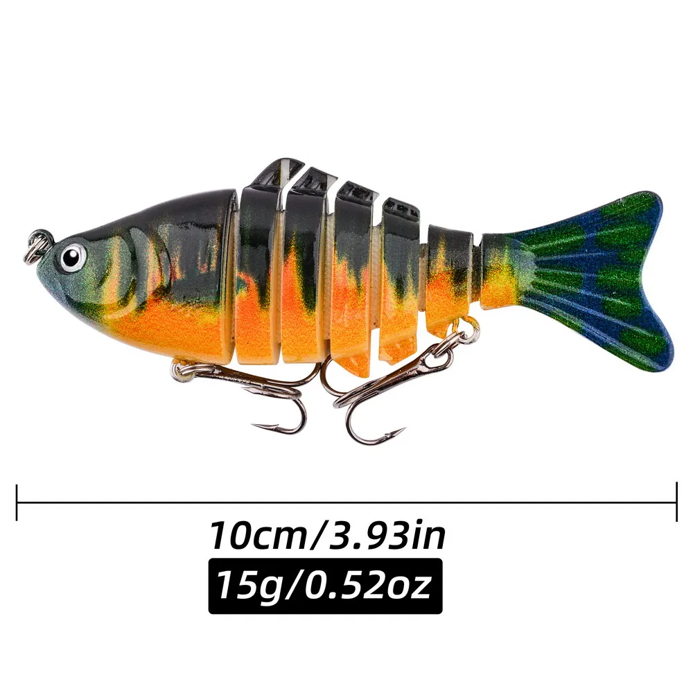 Wobblers Brochet Leurres De Pêche Sections Articulées Multi Appât