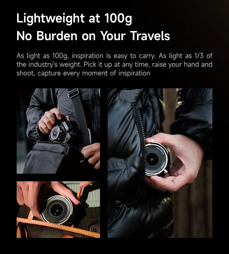 브라이트인 스타 10mm F5.6 프로 APS-C 어안렌즈 175 °   울트라 와이드 수동 초점 렌즈 (후지 XF,  E, 니콘 Z, 캐논 EOS R, M43, A7C, XT50 호환)