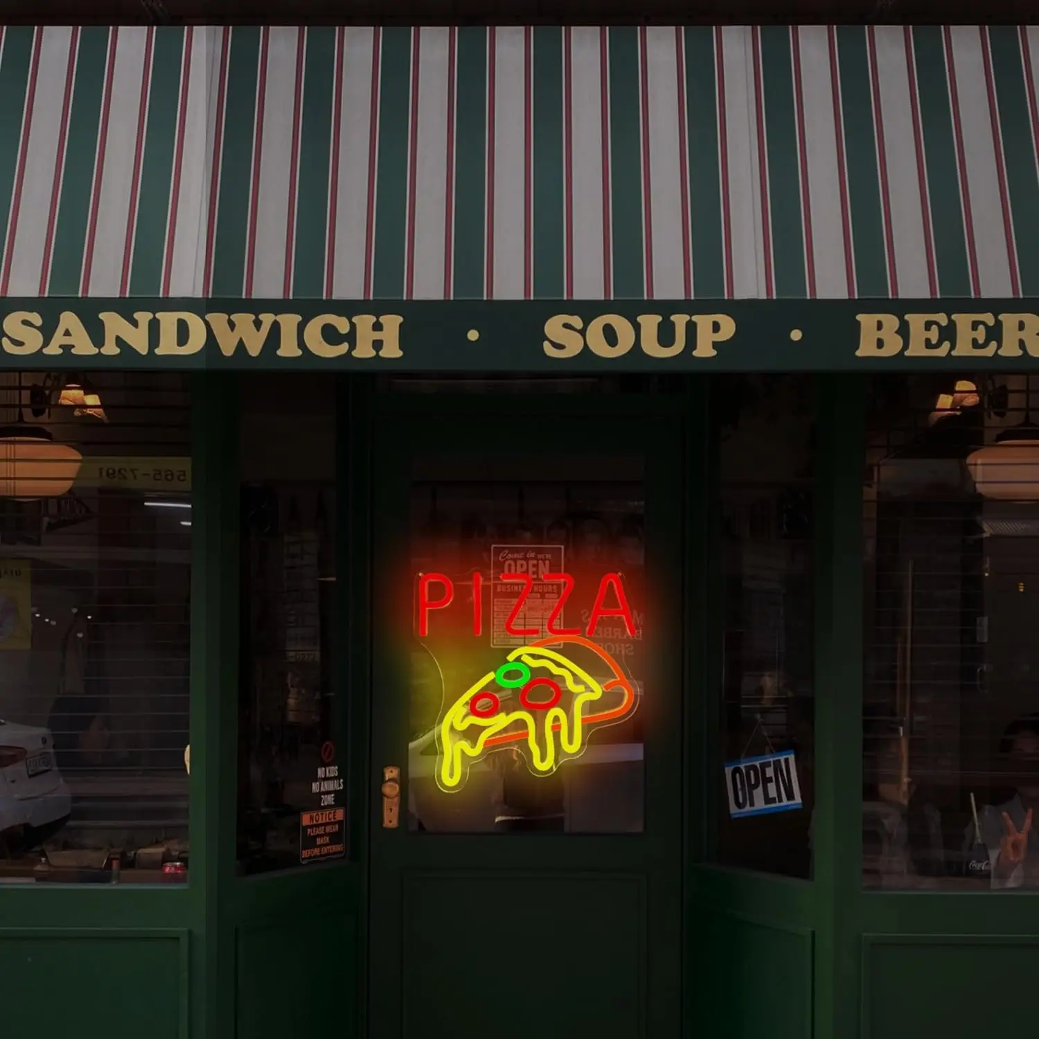 Letrero De Neón Para Restaurante De Pizza, Luz De Neón Para Pizza, Luz LED Para Pizza, Letrero LED Para Pizza, Decoración De Pared De Sala De Comida Italiana, Luz De Neón Para
