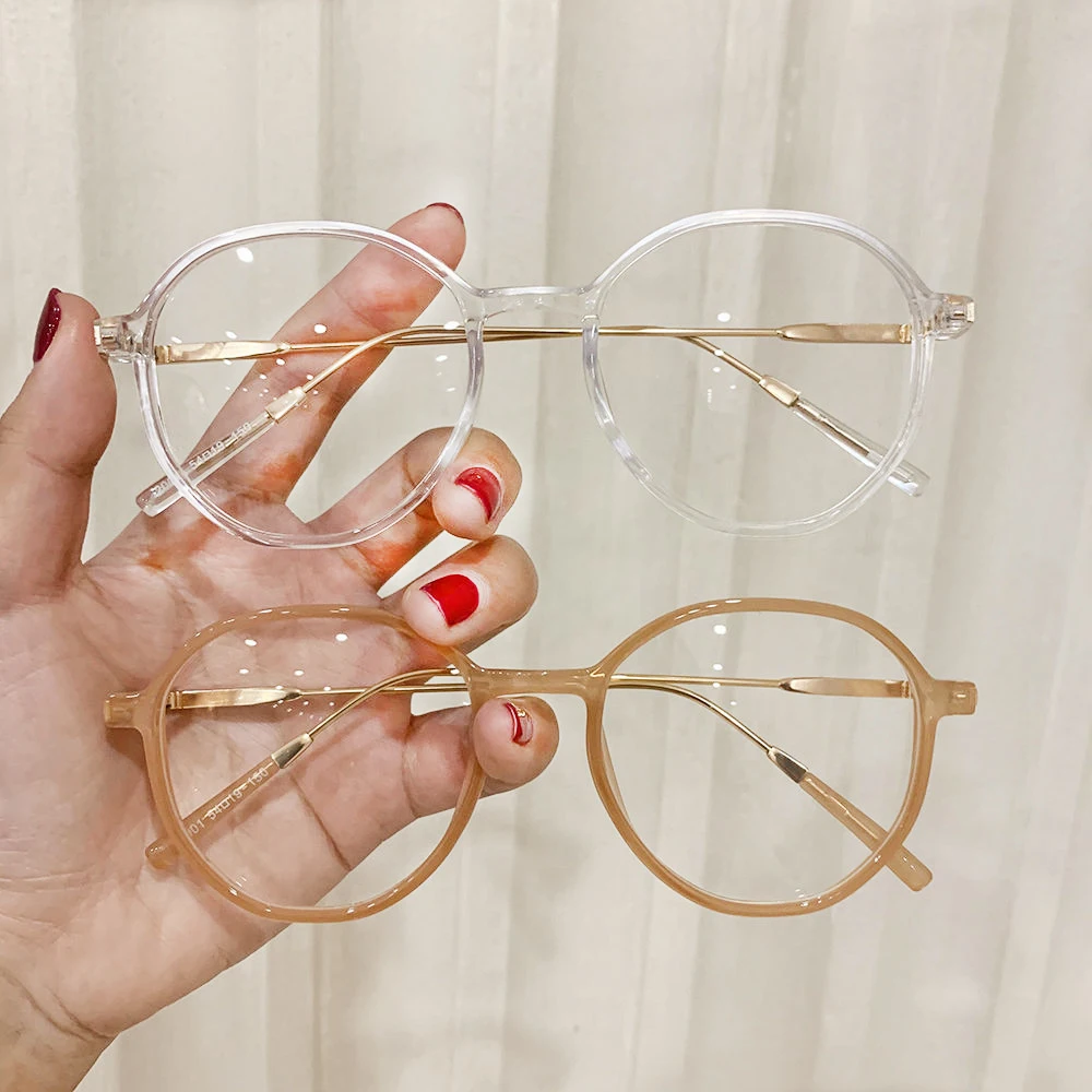 

Fashion Anti Blue Light Nearsight Glasses Frames Irregular Pectacles Computer Women Office Men Myopia Eyeglasses