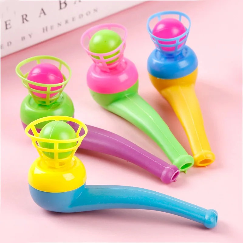 

5Pcs Plastic Pipe Blowing Ball Kids Toys Outdoor Games Balance Training Funny Educational Toys for Children Gifts Magical Toy