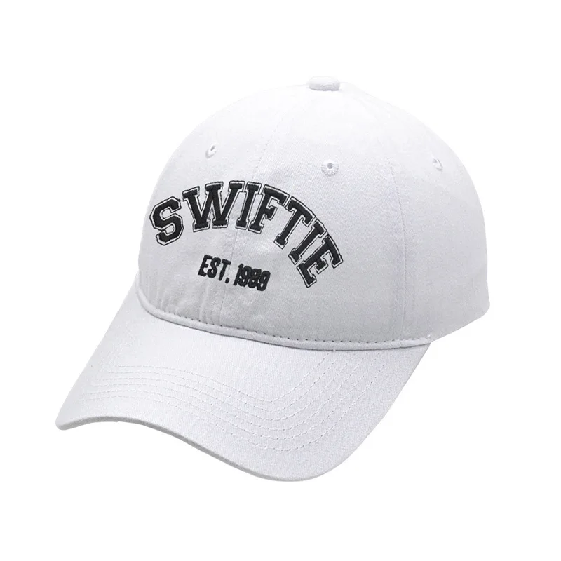 New Taylors The Swifts Baseball Caps 1989 Embroidery Hats Retro Cotton Duck Tongue Hat Outdoors Unisex for Fans Birthday Gifts 4