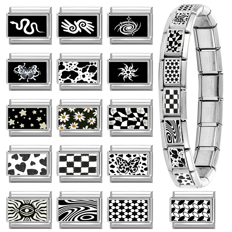 Italian Series Charm 9mm Stainless Steel Jewelry