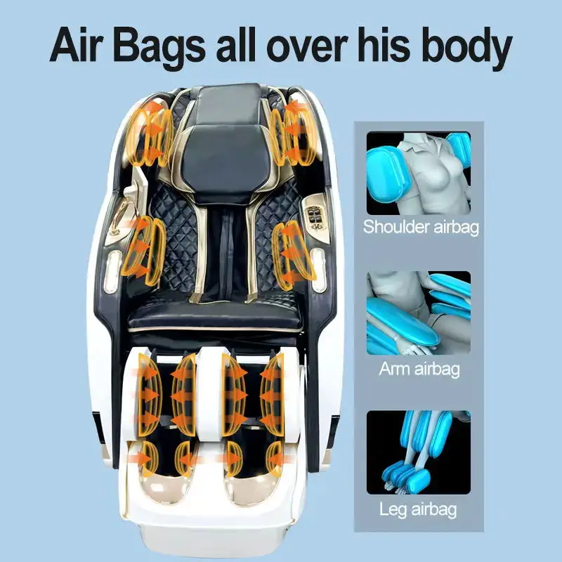 3 Year Warranty massage chair shiatsu 4D SL-Track Zero Gravity full body Massage Chair 4d zero gravity 3D Thai Stretch Electric 2