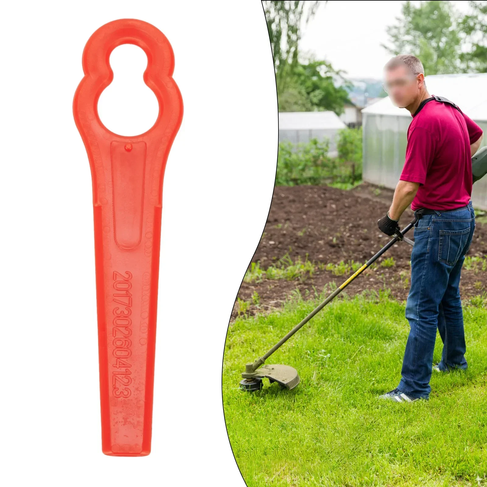 20Pcs Cordless Grass Trimmer Plastics Blades Replacement For