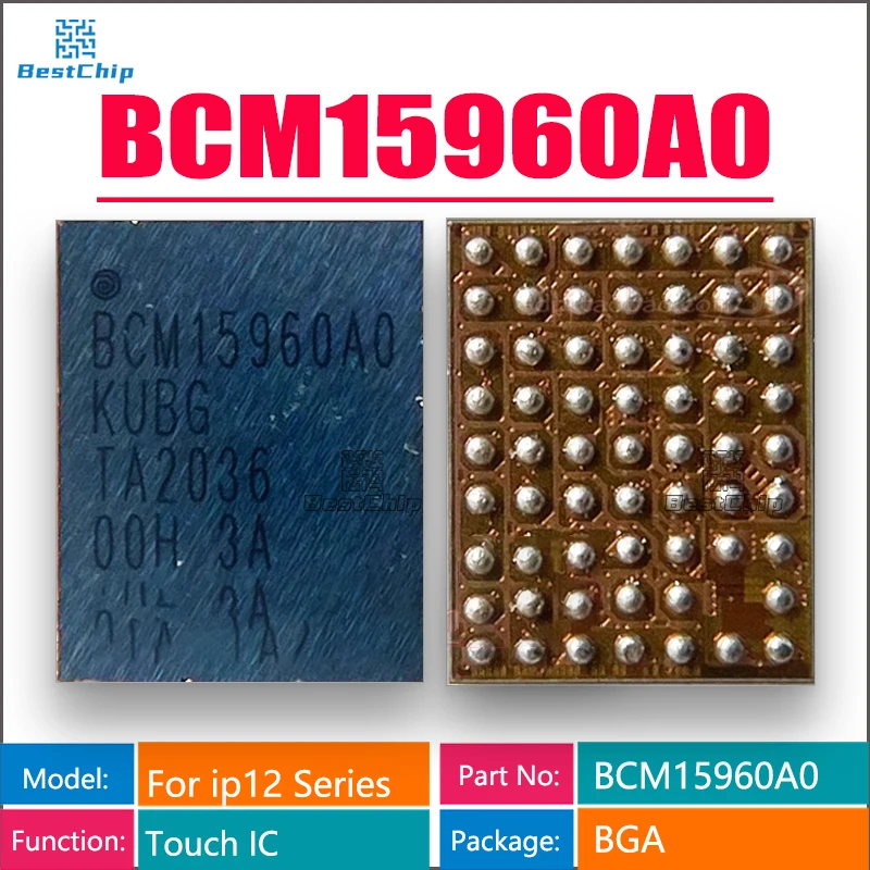 

5 шт. BCM15960A0 для iPhone 12 12Pro 12Promax 12Mini U9000 Touch Boost IC Chip BCM15960AO BCM1596